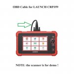OBD2 Cable Diagnostic Cable for LAUNCH CRP359 Scanner